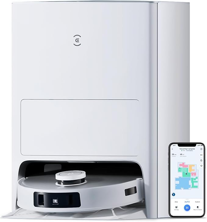 Ecovacs Deebot T20e Omni Robot Aspirateur Laveur Eau Chaude Station Omni